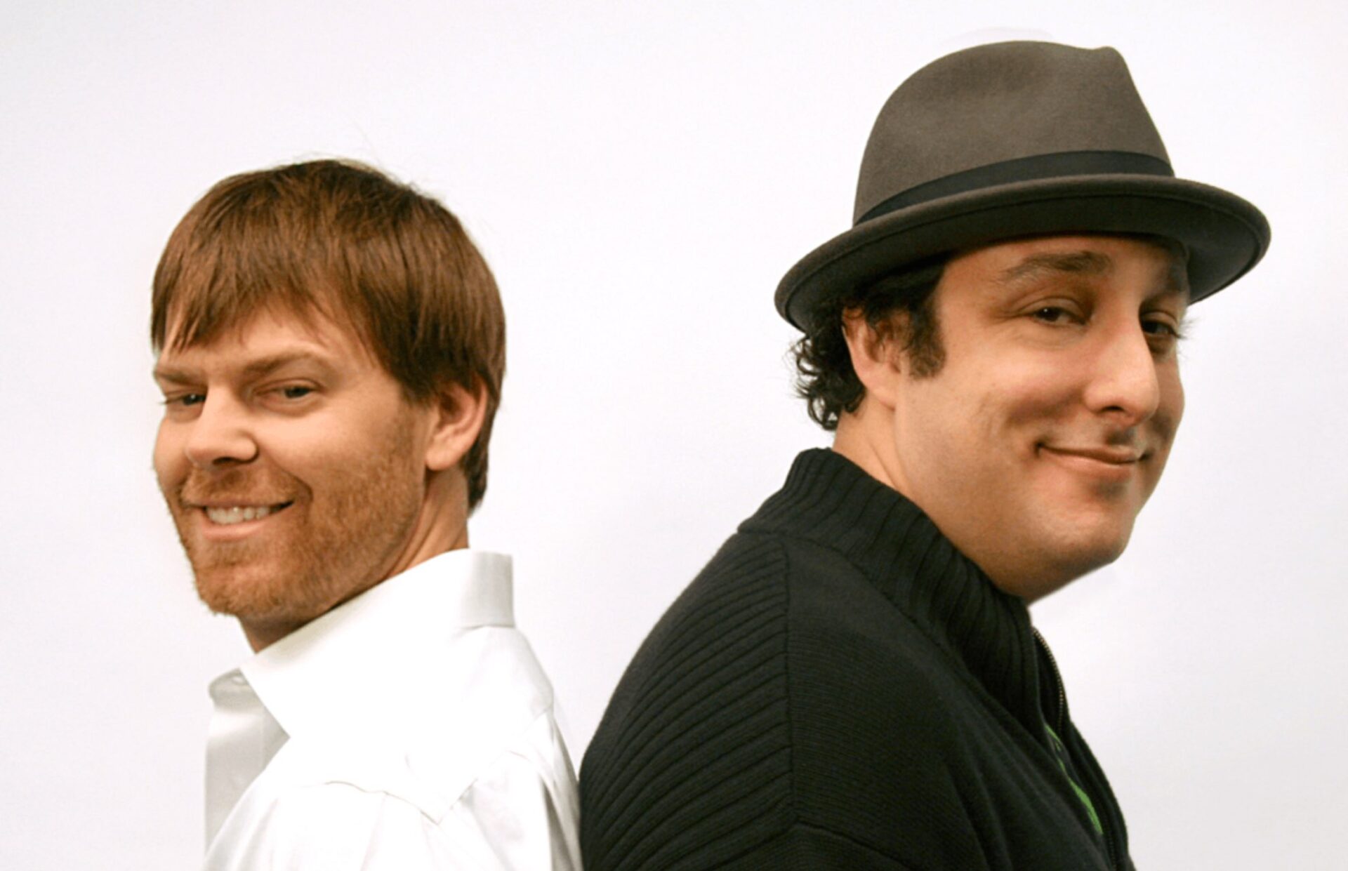 This image depicts Petros and Money, the hosts of the Petros and Money show